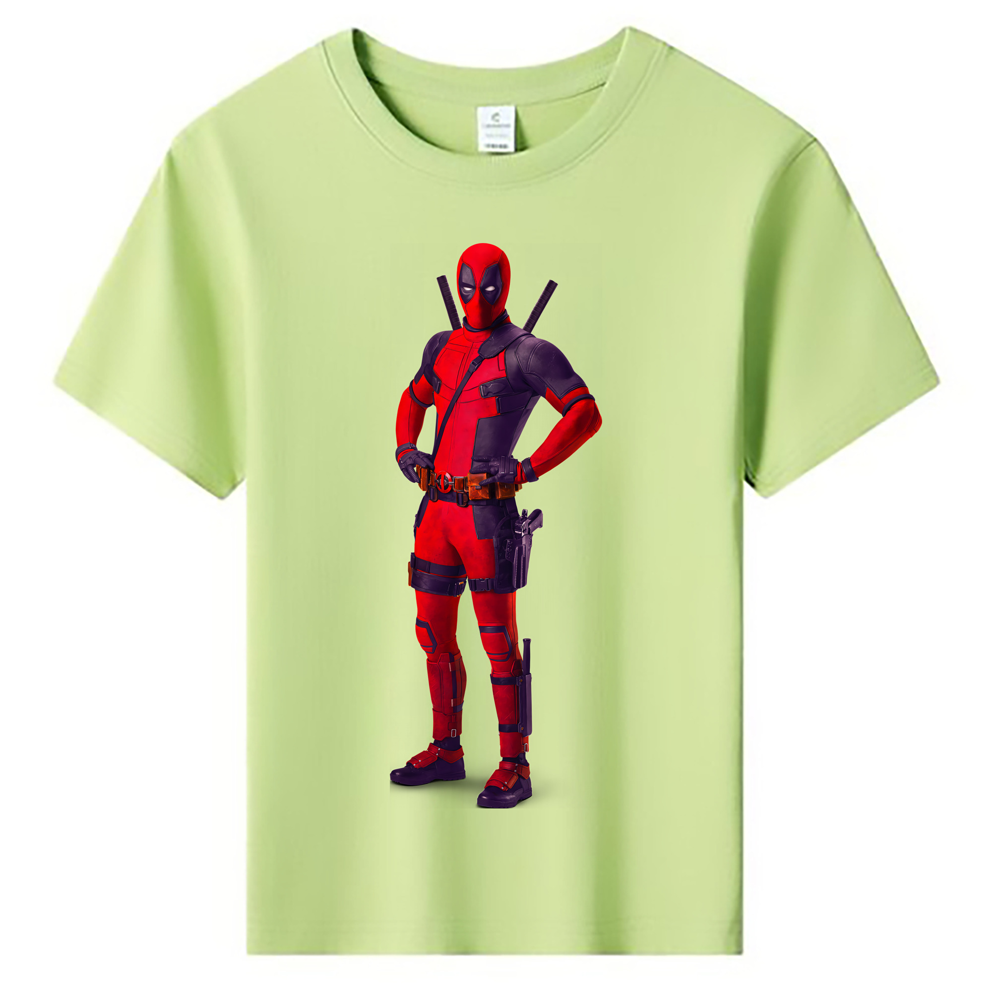 （画像用） Deadpool デッドプール 綿100％キッズTシャツ（フロントプリント）